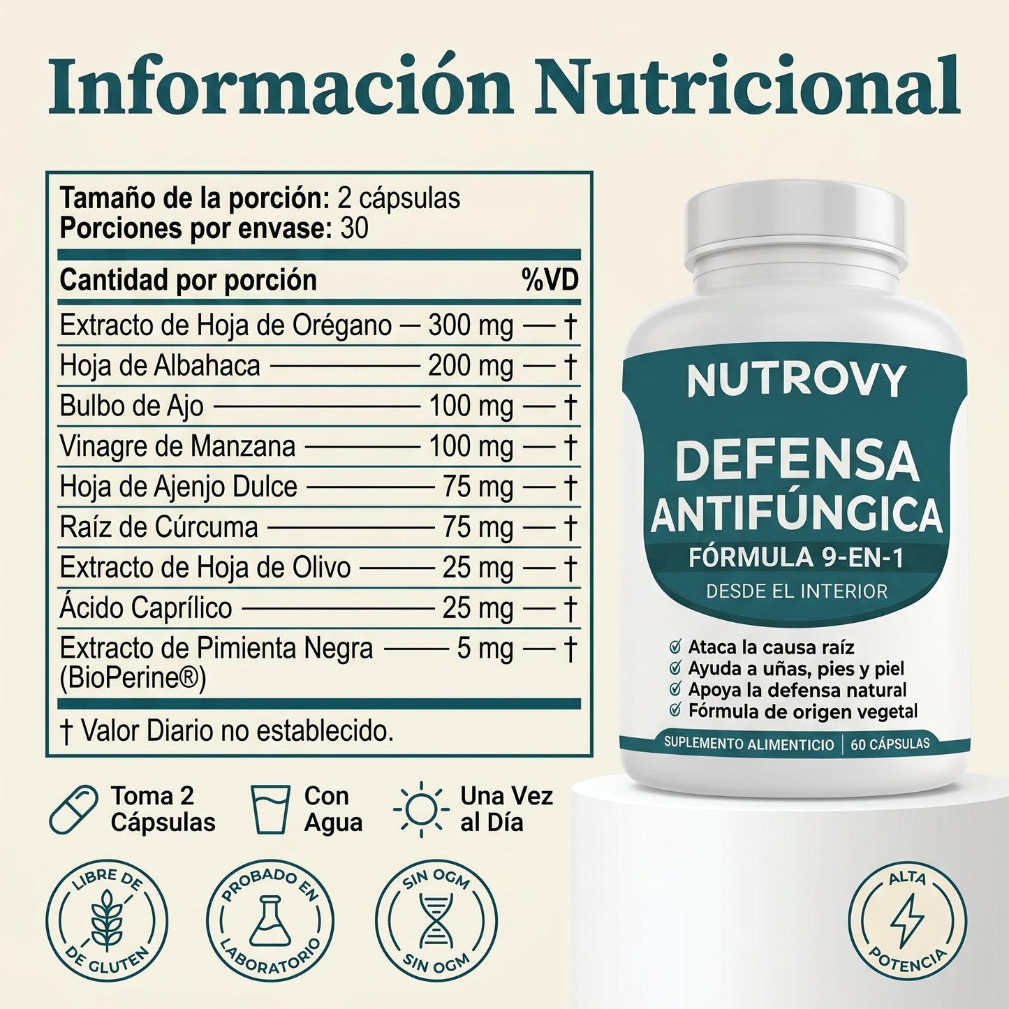 Elimina el Hongo Desde Adentro — Antes de que Vuelva a Crecer