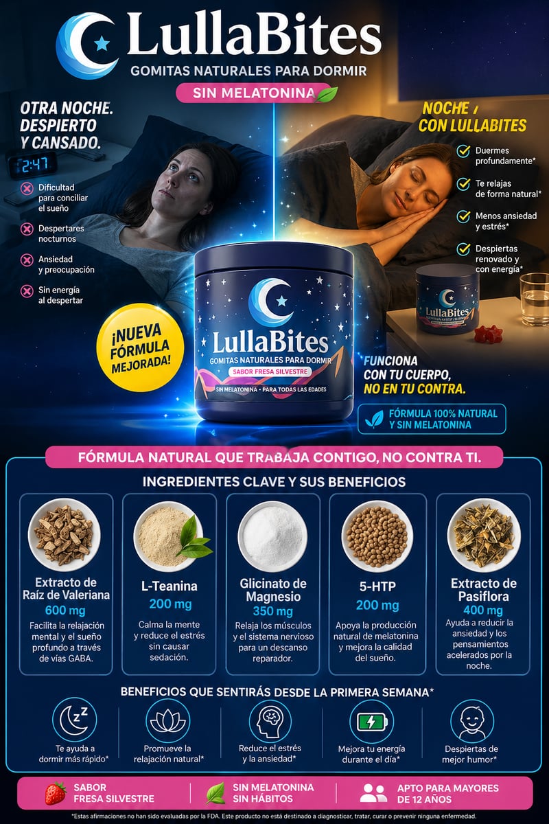 LullaBites - Sueño Natural Sin Melatonina