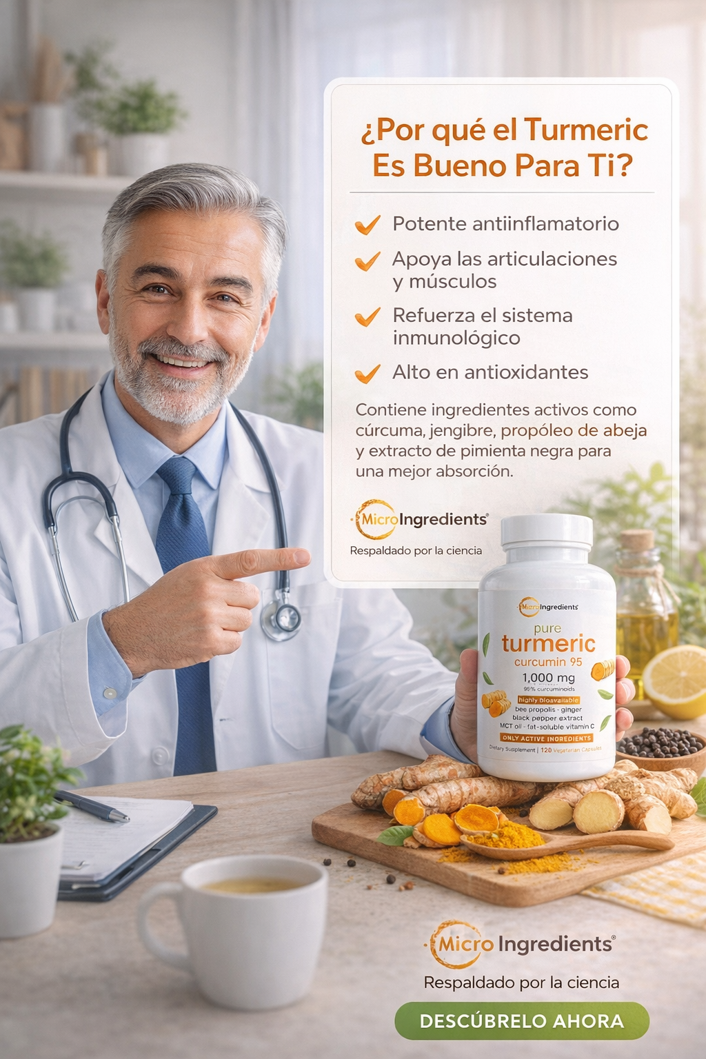 Turmeric Curcumin 95% - Ayuda a tus Articulaciones