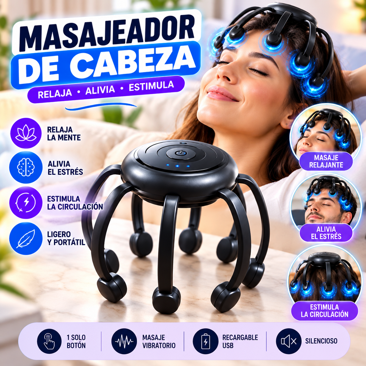 💆♀️ RELÁJATE Y DISFRUTA DE UN MASAJE EN CUALQUIER MOMENTO