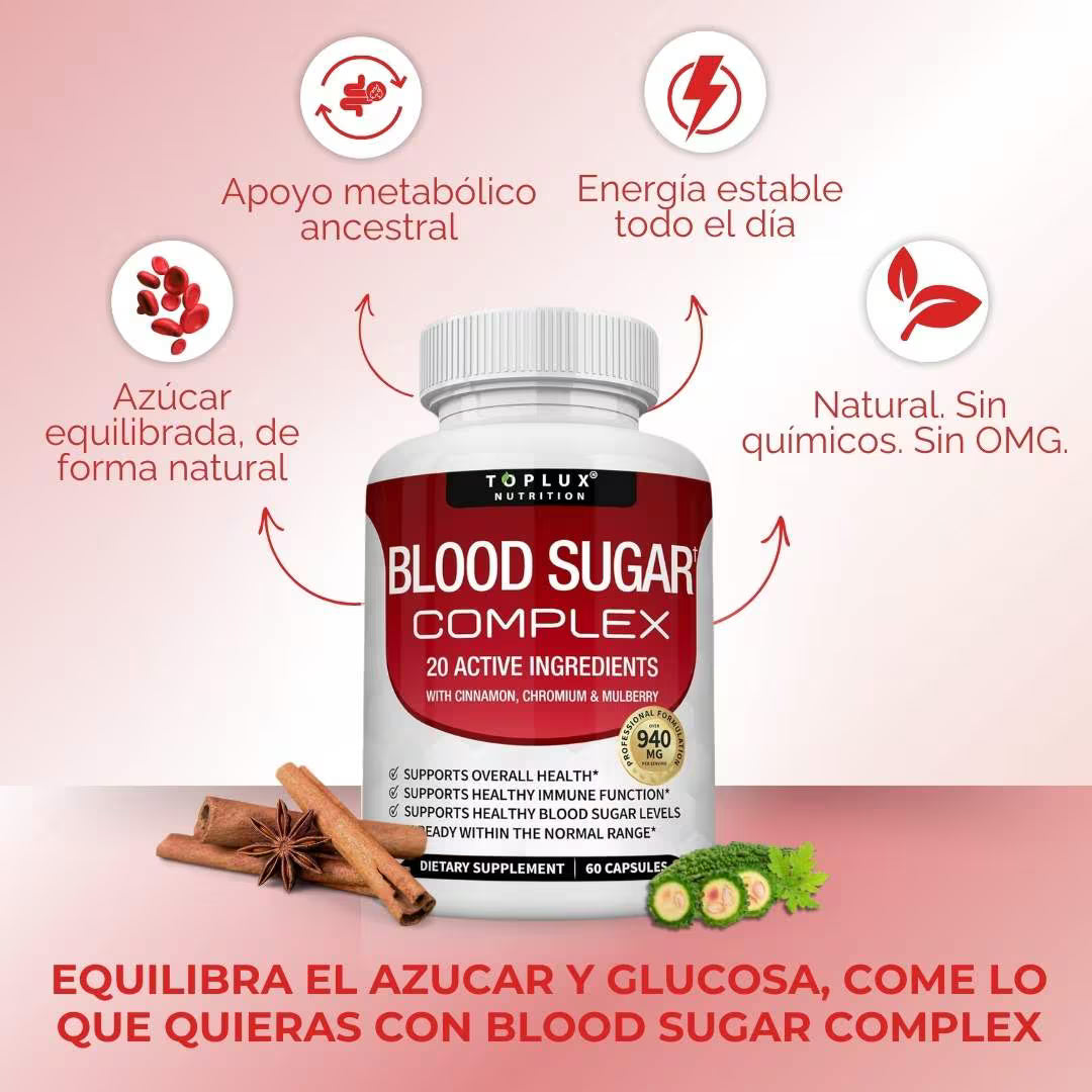 BloodSugar™ Complex - Estabiliza el azúcar en sangre