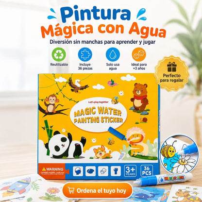 Libro Mágico para Colorear con Agua