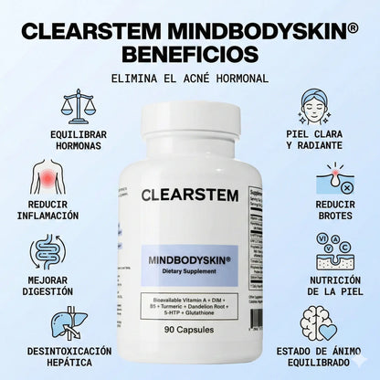 Clearstem Mindbodyskin - Tratamiento para Acné Hormonal