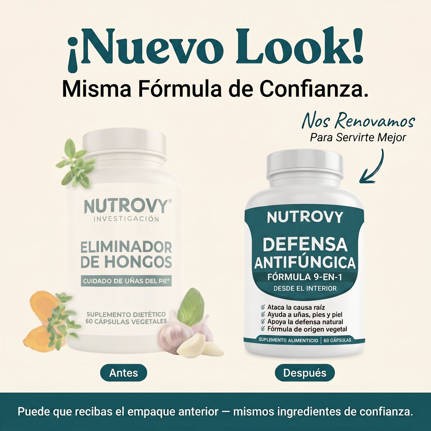 Elimina el Hongo Desde Adentro — Antes de que Vuelva a Crecer