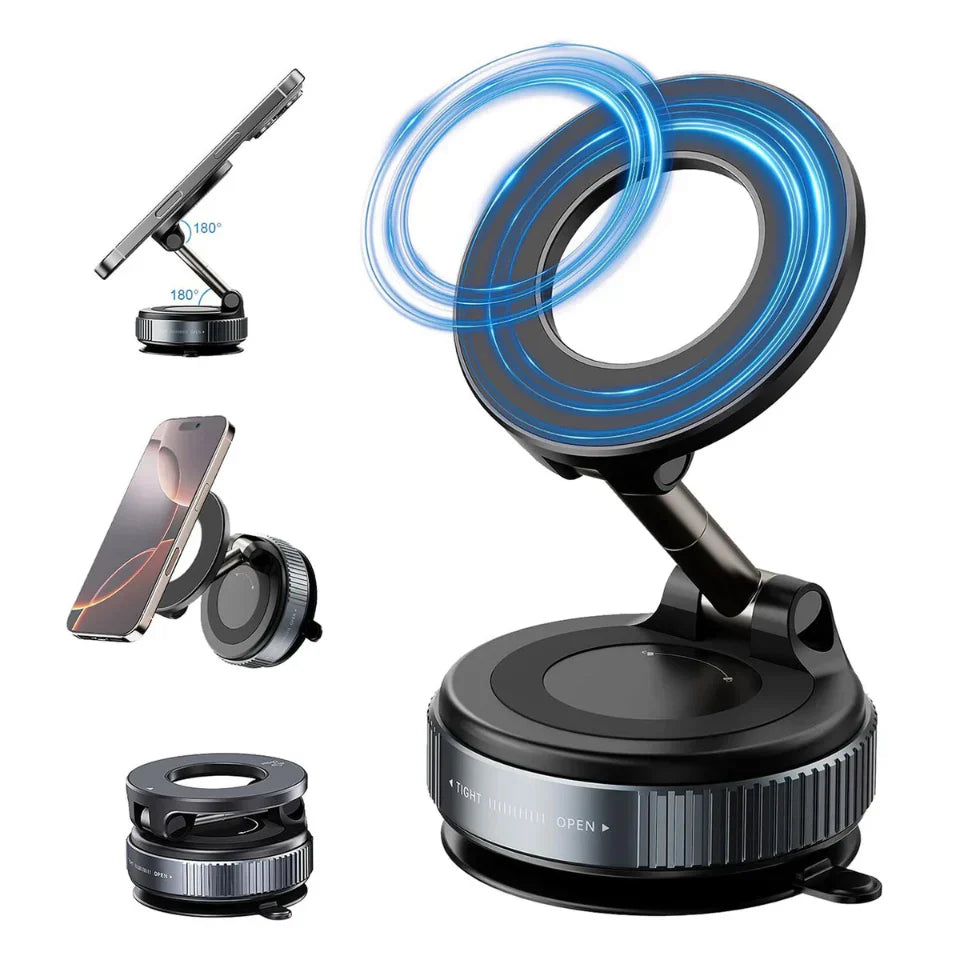 Soporte Magnético 360° para teléfono con Ventosa 🎁