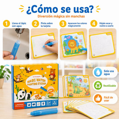 Libro Mágico para Colorear con Agua