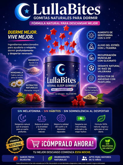 LullaBites - Sueño Natural Sin Melatonina