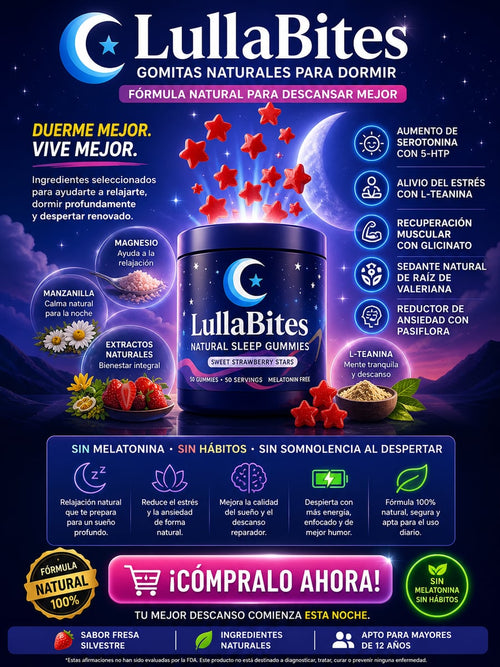 LullaBites - Sueño Natural Sin Melatonina