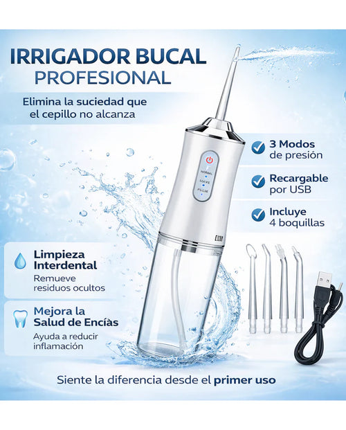 Irrigador Dental - Limpieza profunda que se ve y se siente