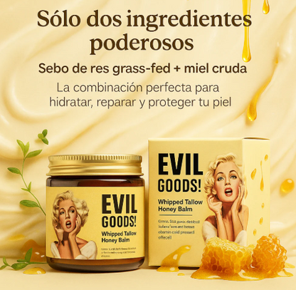 EVIL GOODS™  – Balsamo con Sebo de Res y Miel de Manuka