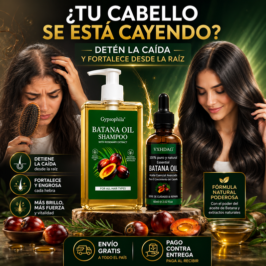 Combo Capilar: Shampoo + Aceite de Batana - Fortalece, Hidrata y Brillo 🎁