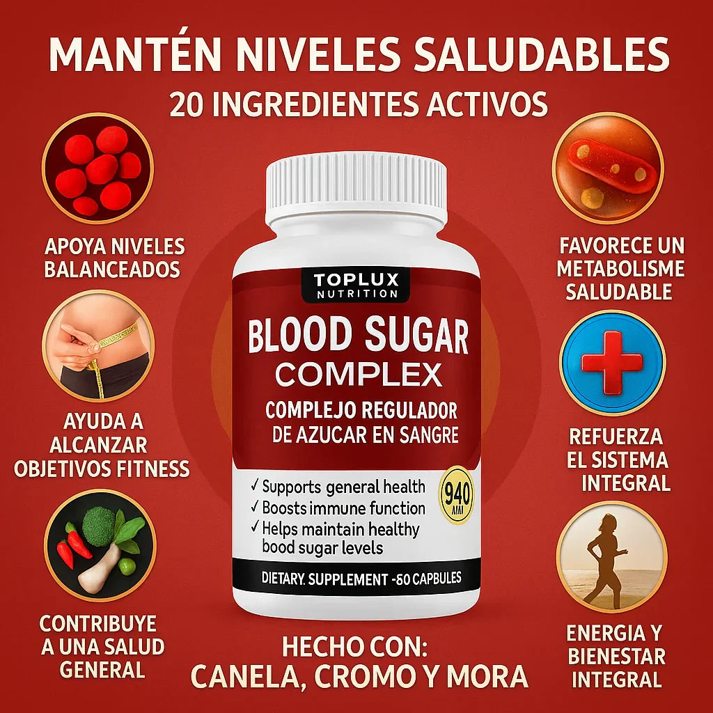 BloodSugar™ Complex - Estabiliza el azúcar en sangre