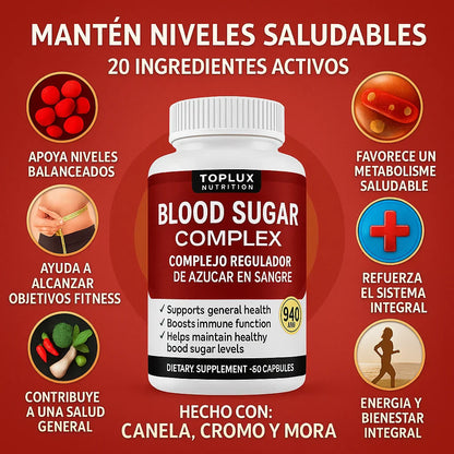BloodSugar™ Complex - Estabiliza el azúcar en sangre
