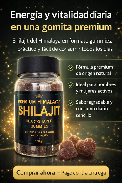 Gomitas Premium de Shilajit 160gr - Potencia tu virilidad