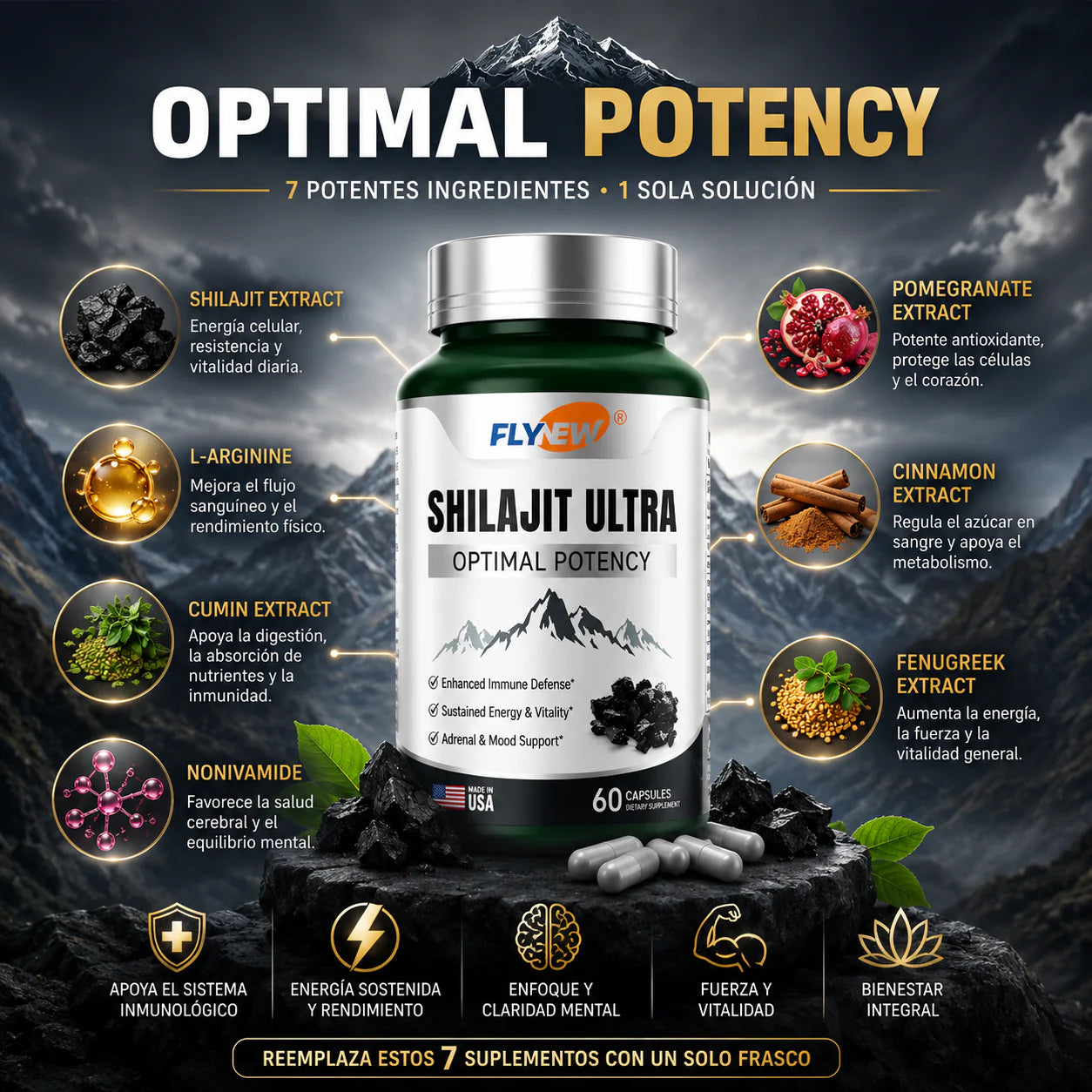 Shilajit Ultra® – Energía natural para tu rendimiento