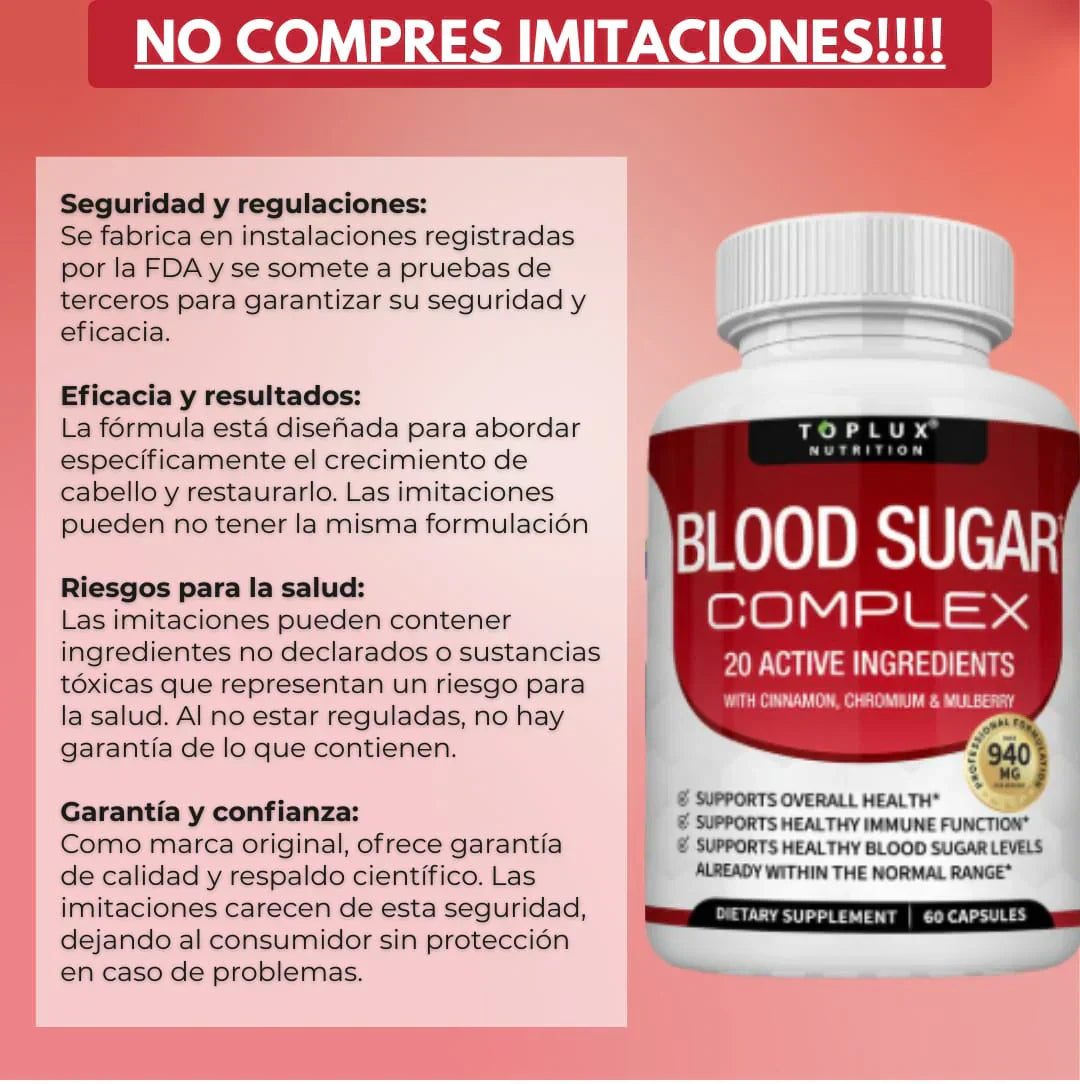 BloodSugar™ Complex - Estabiliza el azúcar en sangre