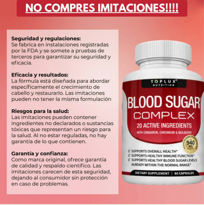 BloodSugar™ Complex - Estabiliza el azúcar en sangre
