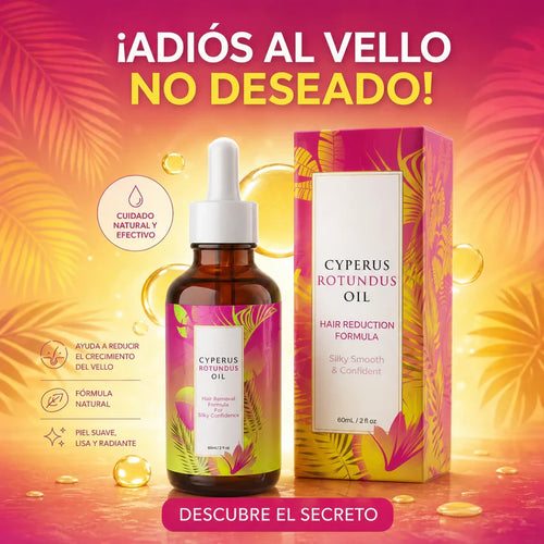 Aceite De Nuez Cyperus Rotundu - Dile Adiós al Vello No Deseado