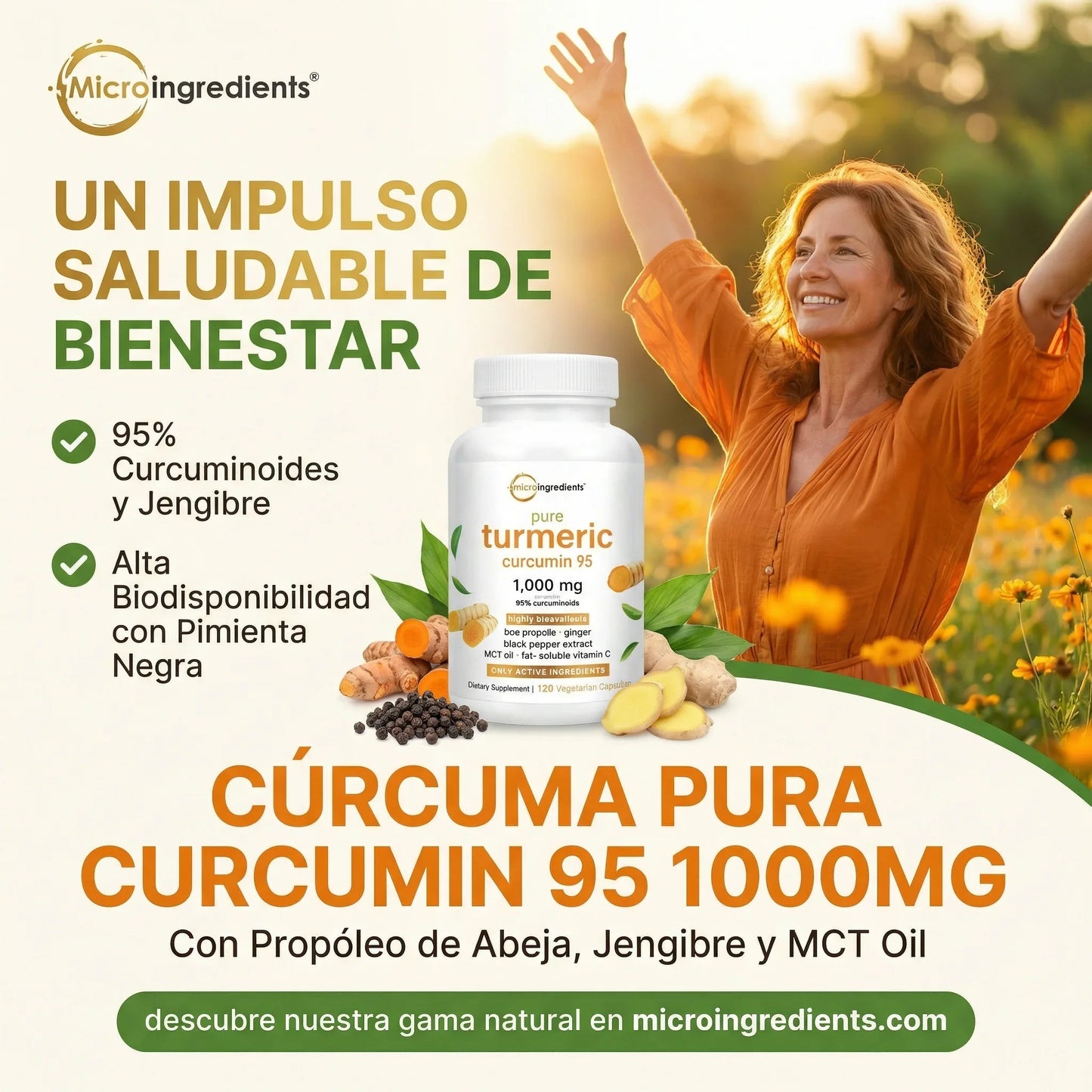 Turmeric Curcumin 95% - Ayuda a tus Articulaciones