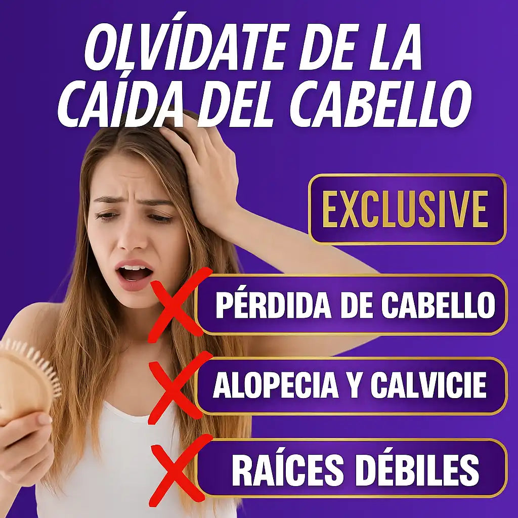 💜 Hair Growth - Vitaminas Capilares Premium 60 Cápsulas