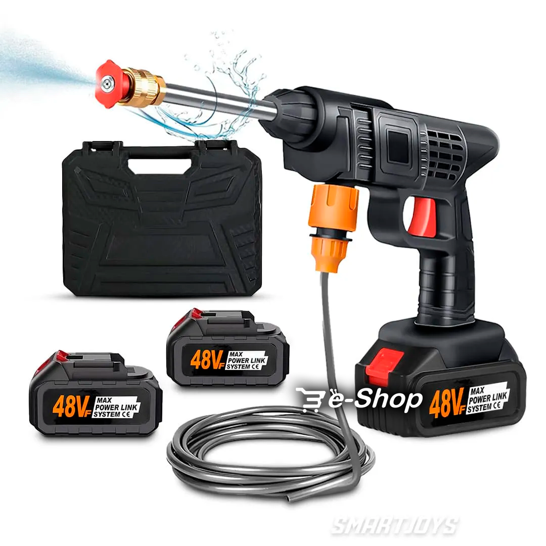 Hidrolavadora Portátil 48v -Ahorro, potencia y brillo para tu vehículo 🚗