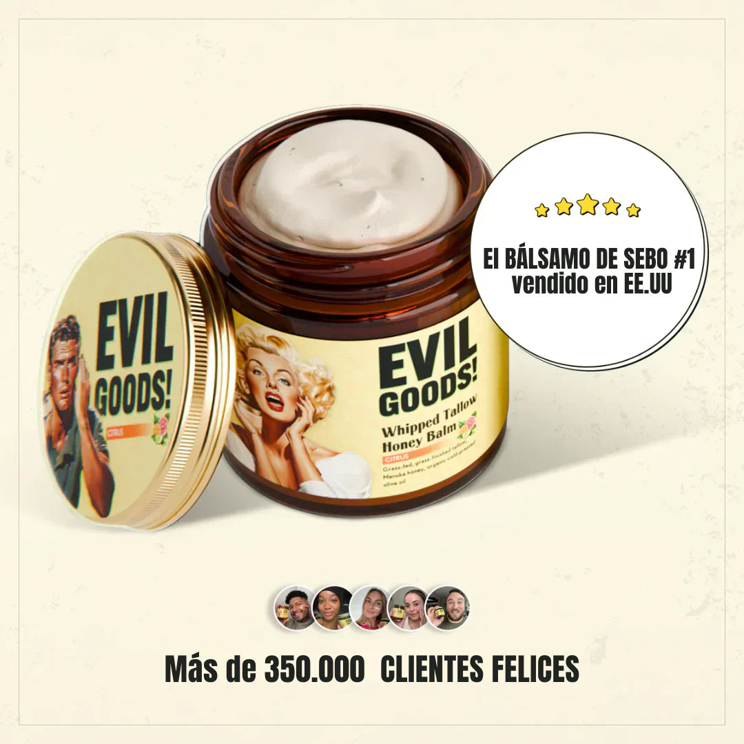 EVIL GOODS™  – Balsamo con Sebo de Res y Miel de Manuka