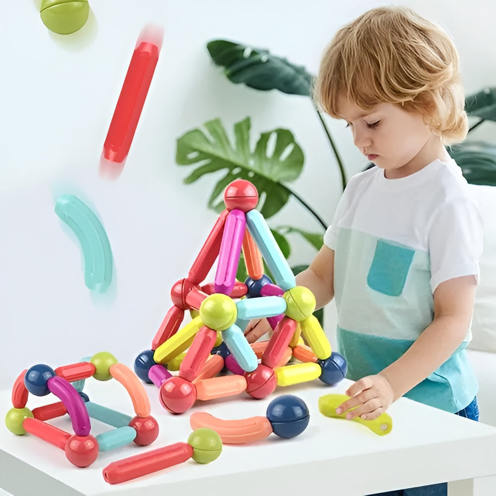 Juego de Bloques Magnético - Creativo 25 piezas