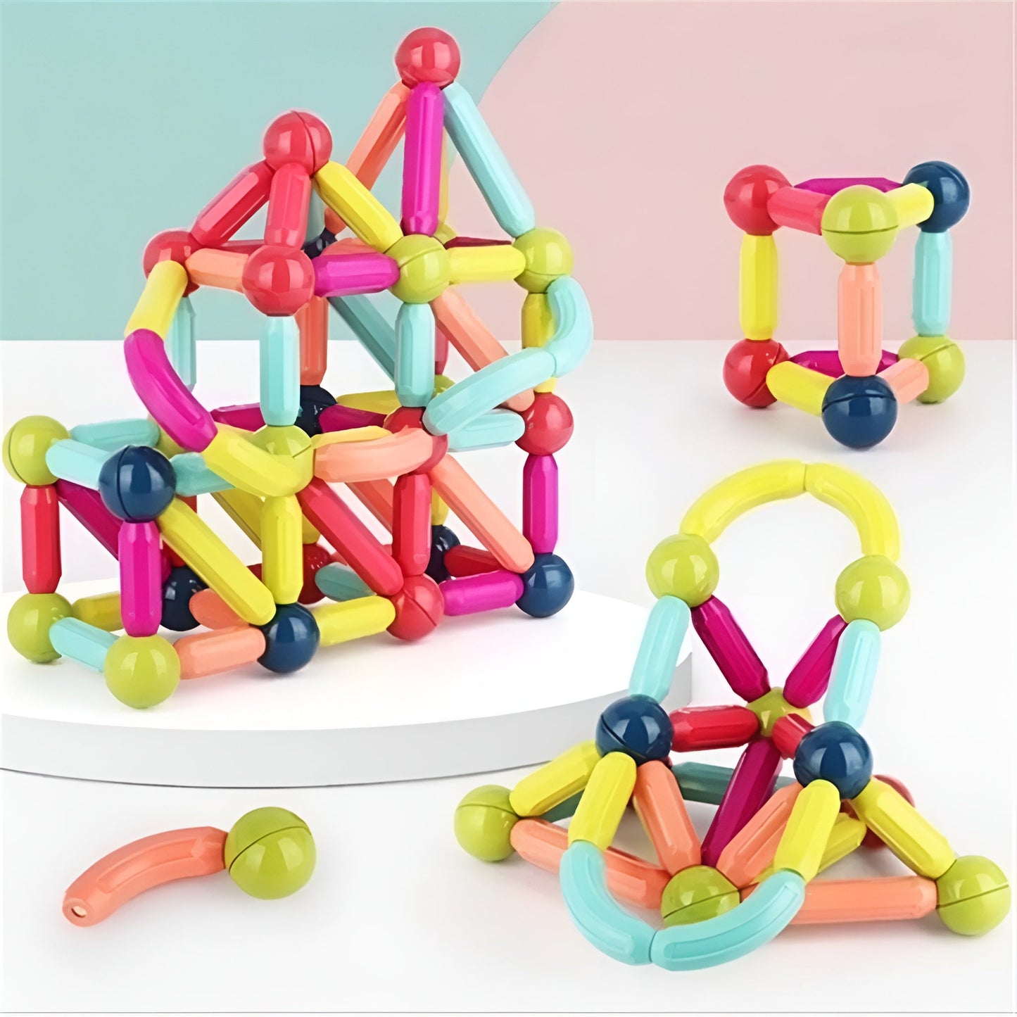 Juego de Bloques Magnético - Creativo 25 piezas