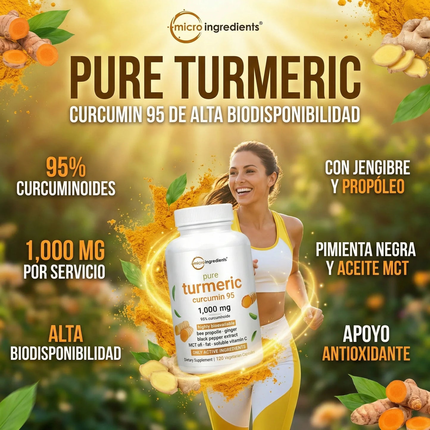 Turmeric Curcumin 95% - Ayuda a tus Articulaciones